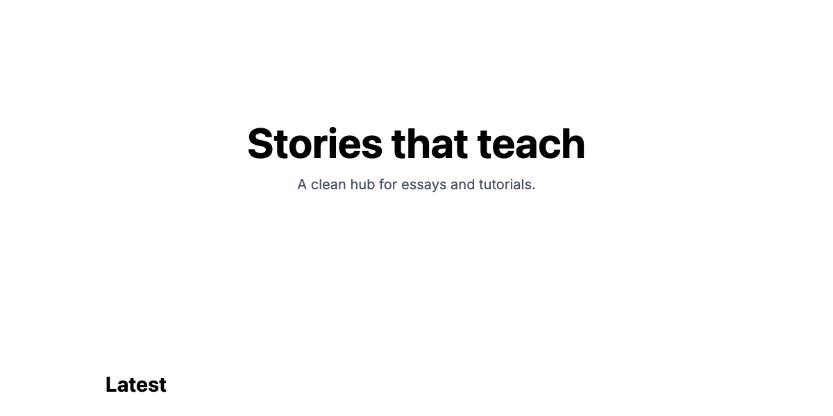 Blog Multi-Page 预览