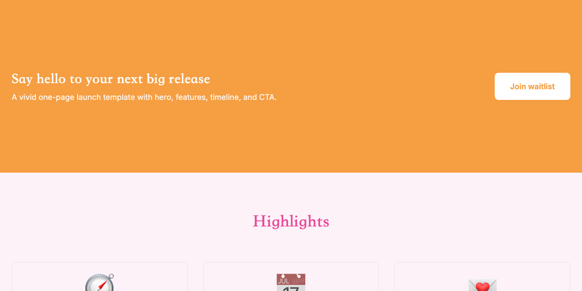 Product Launch 预览